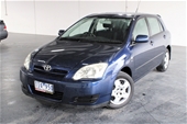 Unreserved 2005 Toyota Corolla Ascent Seca ZZE123R 