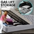 Queen Linen Fabric Gas Lift Storage Bed Frame w/ Headboard Light Grey