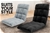 Adjustable Cushioned Floor Gaming Lounge Chair 99 x 41 x 12cm - Black