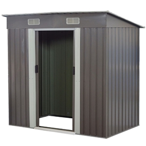 4ft x 6ft Garden Shed with Base Flat Roo
