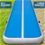 8m x 1m Air Track Inflatable Tumbling Gymnastics Mat - Blue White
