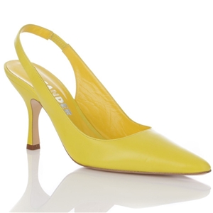 Jil Sander Women's Yellow Leather Slingb
