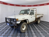 Unreserved 1992 Toyota Lcruiser (4x4) HZJ75 Man Cab Chassis