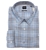 HUGO BOSS Men`s LS Regular Fit Shirt, Size M, RRP $199, Colour: Blue/ White