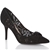 Dolce & Gabbana Women's Black Bow Lace Court Shoes 9.5cm