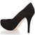Dolce & Gabbana Women's Black Suede Court Shoes12cm