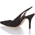 Dolce & Gabbana Women's Black Suede Sling Back Shoes 9cm Heel