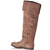 Miss Sixty Women's Brown Josephine Stitched Suede Boots