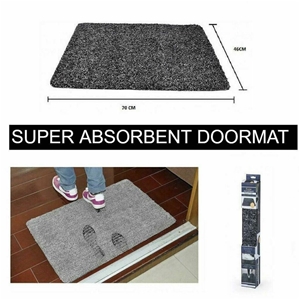 Magic Clean Mat Super Absorbent Clean Step Mat Doormat Water Remove Dirts New 