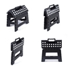 LARGE PLASTIC Portable FOLDING STOOL Chair Flat Easy Carry Outdoor Camping