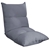 SOGA Lounge Floor Recliner Adjustable Lazy Sofa Bed Folding Game Chair Grey