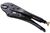 BERENT Curved Jaw Locking Plier, 250mm, Black. Buyers Note - Discount Freig