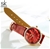 SK Women Fashion & Elegant watch Miyota Red Leather Bracelet SK0103 Red