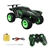 RC Climbing/Off-Road 4WD Car Toy with LED - Green