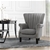 Upholstered Fabric Armchair Accent Tub Chairs Modern seat Sofa Lounge