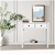 Hallway Console Table Hall Side Entry 2 Drawers Display White Desk