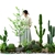 SOGA 120cm Artificial Indoor Cactus Tree Fake Plant Simulation 6 Heads