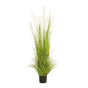 SOGA 150cm Artificial Potted Reed Grass 