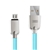 Android 1.5M Lightning Micro USB Data Sync Charger Cable Cord Samsung Blue