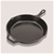 SOGA 2X Round Cast Iron Frying Pan Skillet Non-stick Platter w/ Handle