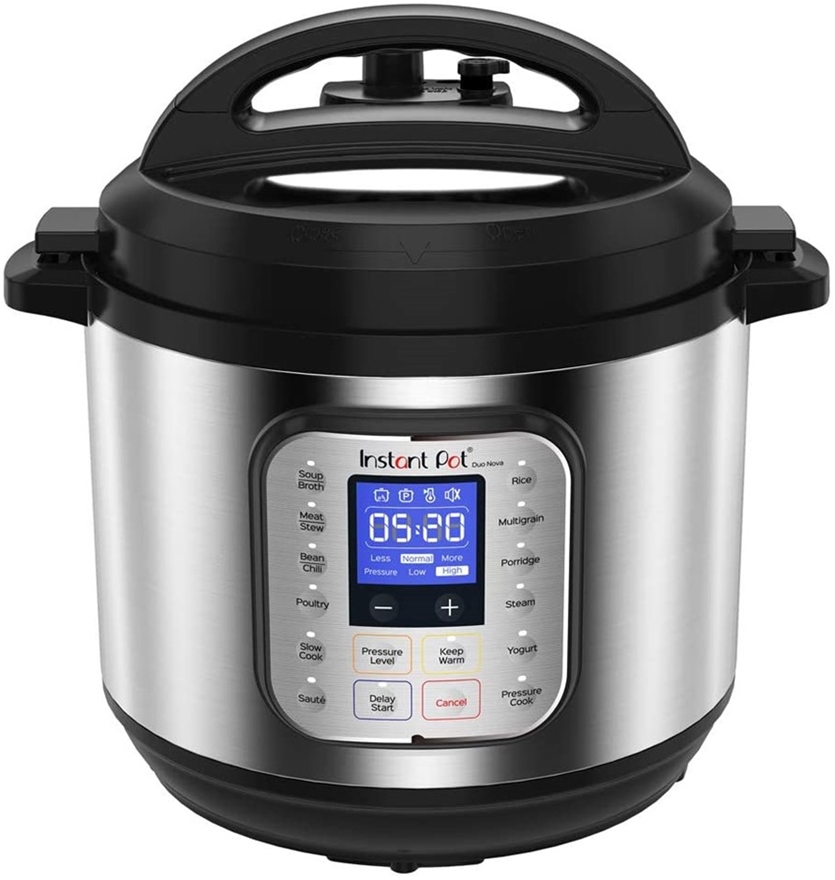 INSTANT POT 8L Duo Nova Electric Multi-Use Pressure Cooker, Stainless ...