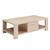 Artiss Coffee Table Wooden Shelf Storage Drawer Furniture Thick Tabletop