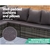 Gardeon Outdoor Furniture Dining Sofa Set Lounge Wicker 8 Seater Mixed Grey