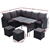 Gardeon Outdoor Furniture Dining Setting Sofa Set Wicker 9 Seater Storage