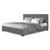 Artiss Queen Size Fabric and Wood Bed Frame Headborad - Grey