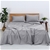 Natural Home Organic Cotton Sheet Set Single Bed SILVER