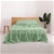 Natural Home 100% European Flax Linen Sheet Set - Sage - Super King Bed