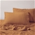 Natural Home 100% European Flax Linen Sheet Set - Rust - Super King Bed