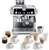 DELONGHI Espresso Coffee Machine Model EC9335M, Coffee Grinding and Tamping