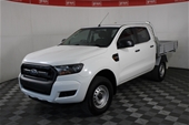2015 Ford Ranger XL 4X4 PX II TDI Automatic Crew Cab Chassis