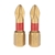 25 Packs of 2 x POWERS #2 Philips 25mm Titanium Coated Square Drive Bits, M