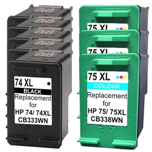 HP7XL4 Compatible Inkjet Cartridge Set #