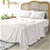Natural Home Tencel Sheet Set King Single Bed WHITE