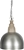 BOHO TRADERS Iron Pendant Light with Wood Top, 30 x 30 x 39cm, B22 Bulb, 60