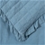 Dreamaker Premium Quilted Sandwash Quilt Cover Set Dusty Blue Queen Bed