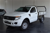 2014 Ford Ranger XL 4X4 PX Turbo Diesel Auto Cab Chassis