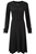 Fever Women's Black Darcy Long Sleeve Dress