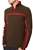 Timberland Men's Brown/Red Half-Zip Wool Jumper
