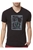 Original Penguin Men's Black Logo Print V-Neck T-Shirt
