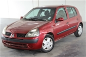 Unreserved 2002 Renault Clio Expression Manual Hatchback