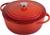 PYROLUX Cast Iron Casserole Dish, 26cm Diameter, Oven/ Grill/Safe, Red, Sui