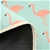 Sherwood Cotton Top Picnic Rug Pink Flamingo