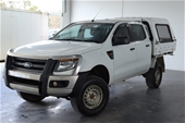 2014 Ford Ranger XL 4X4 PX T Diesel Manual Crew Cab Chassis