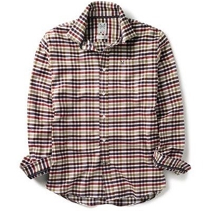 Crew Clothing Red/Multi Challacombe Chec