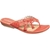 Hush Puppies Coral Leather Corsica Toe Post Mules
