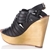 ASH Black Leather Oman Sandals 13cm Heel